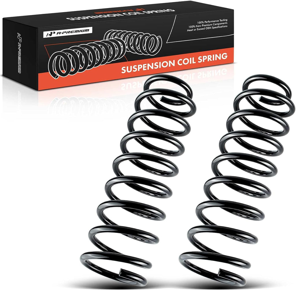 A-Premium 2-Pack Front Suspension Coil Spring Set Compatible with Jeep