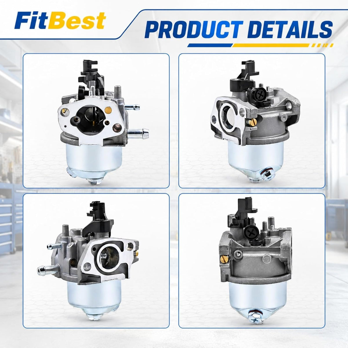 FitBest 951-10881 Carburetor Kit Compatible with MTD 2P70MU Lawn Mower