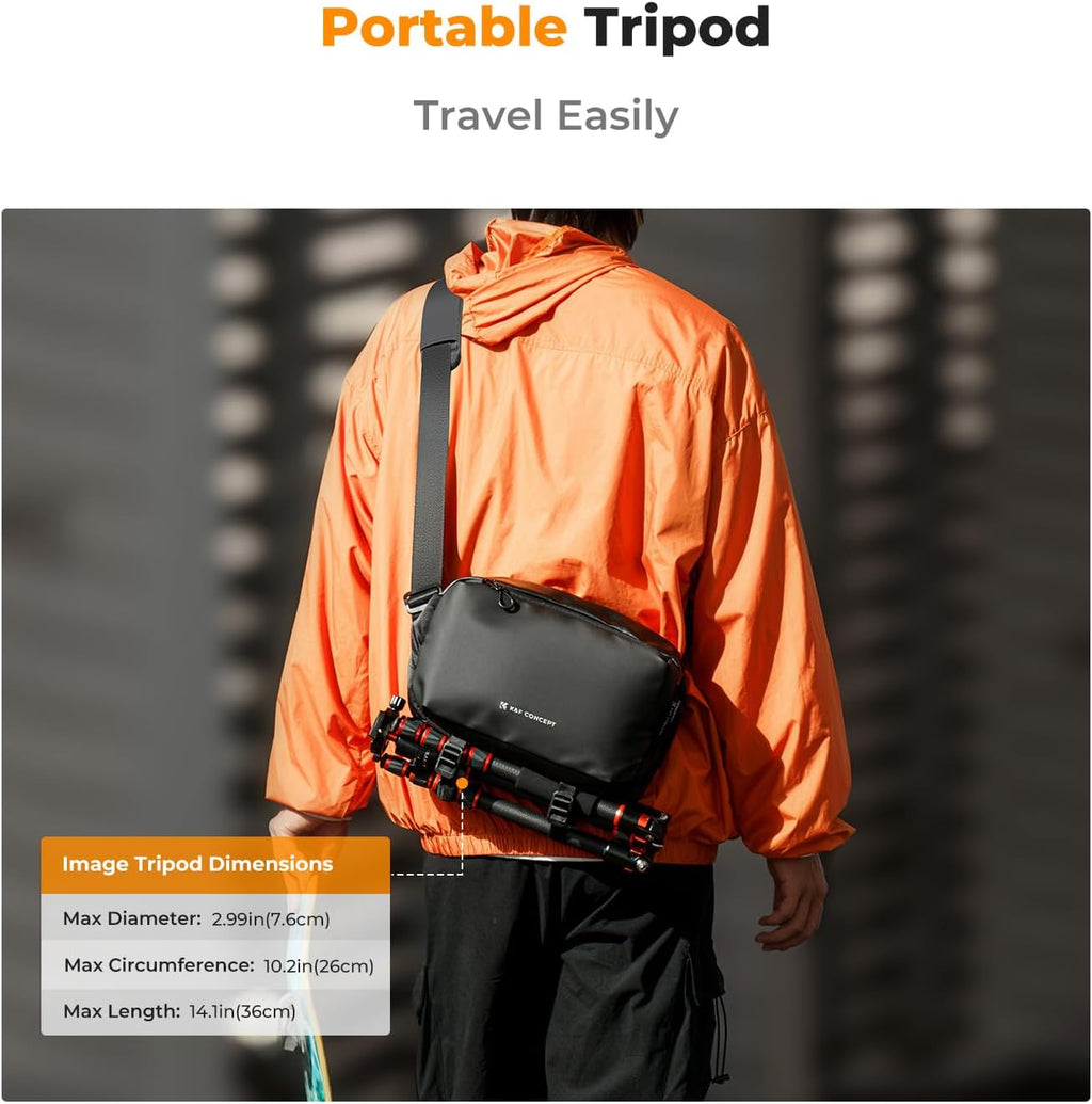 Camera Sling Bag, Everyday Shoulder Crossbody Bag | Multifunction Photography Portable Bag, DSLR/SLR/Mirrorless