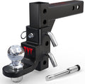 Adjustable Trailer Hitch Ball Mount for 2 Inch Receiver