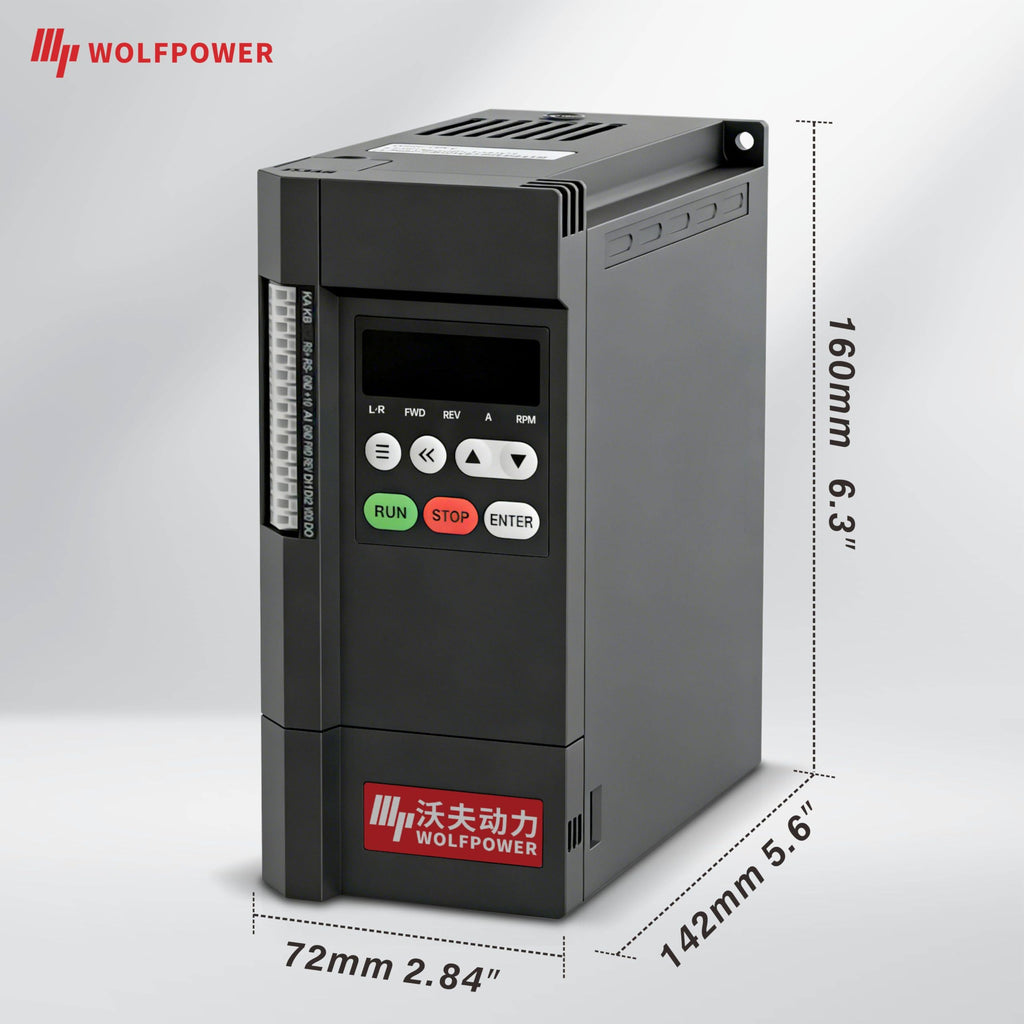 G30E 0.75kW 1HP VFD, 220V Single Phase Input 3 Phase Output