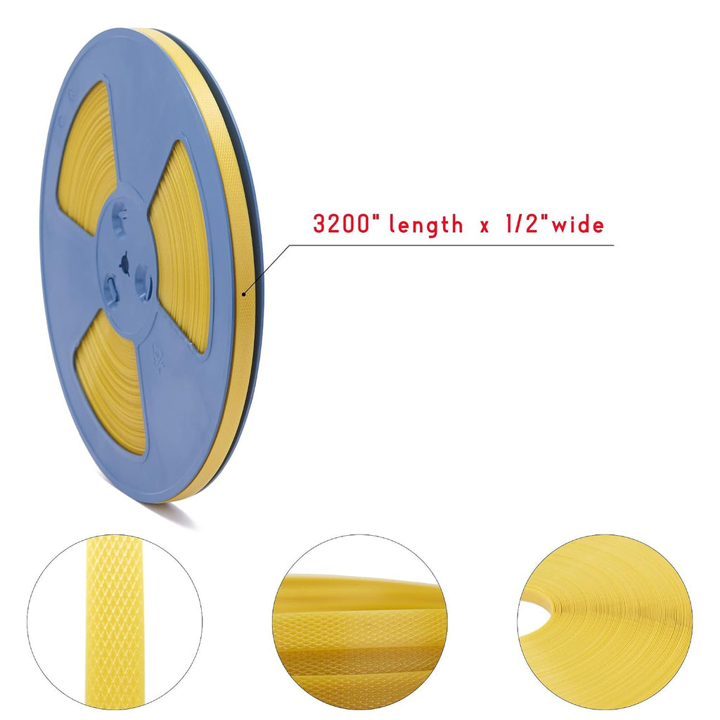 Poly Strap, Polypropylene Strapping Roll, 1/2" Width, 330ft Length