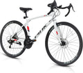 Road Bike, 700C City Commuter Bicycle, 21 Speeds Shimano Drivetrain Sport Racing Bike, Light Weight Aluminum Frame