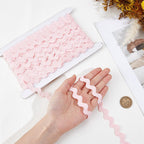 11 Yard 10mm Rick Rack Trim RIC Rac Wave Bending Fringe Ribbon