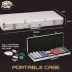 500Ct Texas Hold'em Poker Chip Set