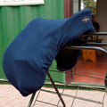 Lightweight Dust Prevention Machine Washable Fleece Saddle Cover for Dressage-Blue