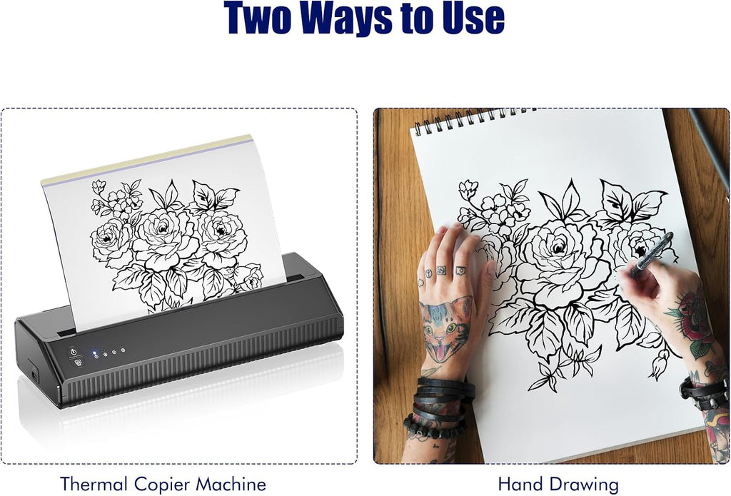 Tattoo Transfer Paper, 50 Sheets Tattoo Stencil Paper for Tattooing,A4 Size