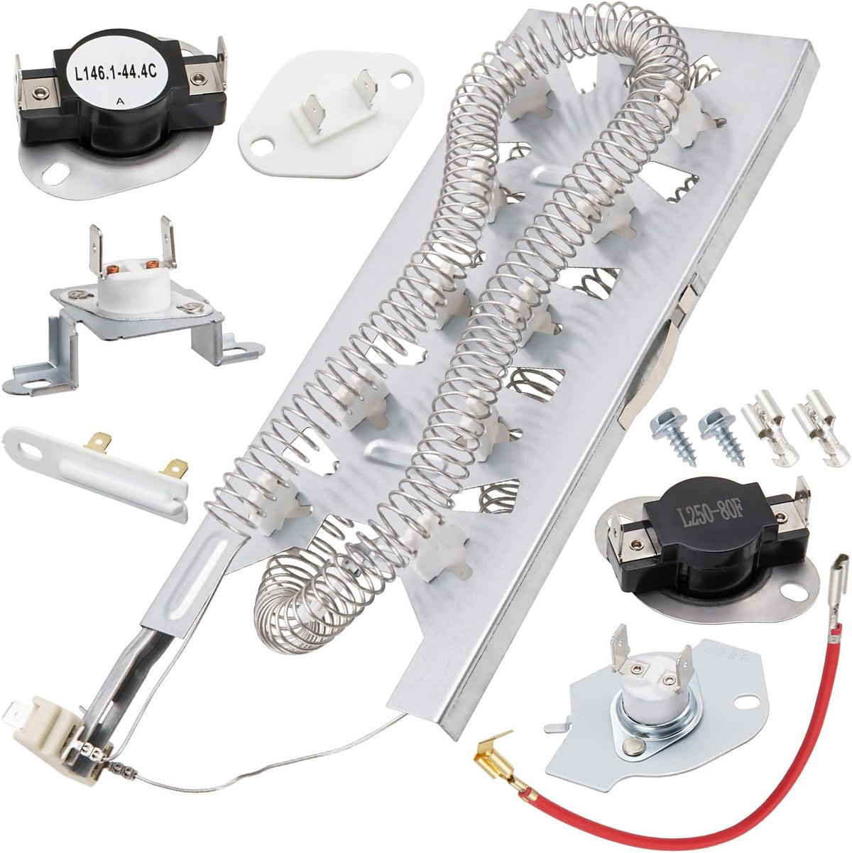 WED6620HC1 WED7120HW1 WED7500GC0 Dryer Heating Element Kit for Whirlpool