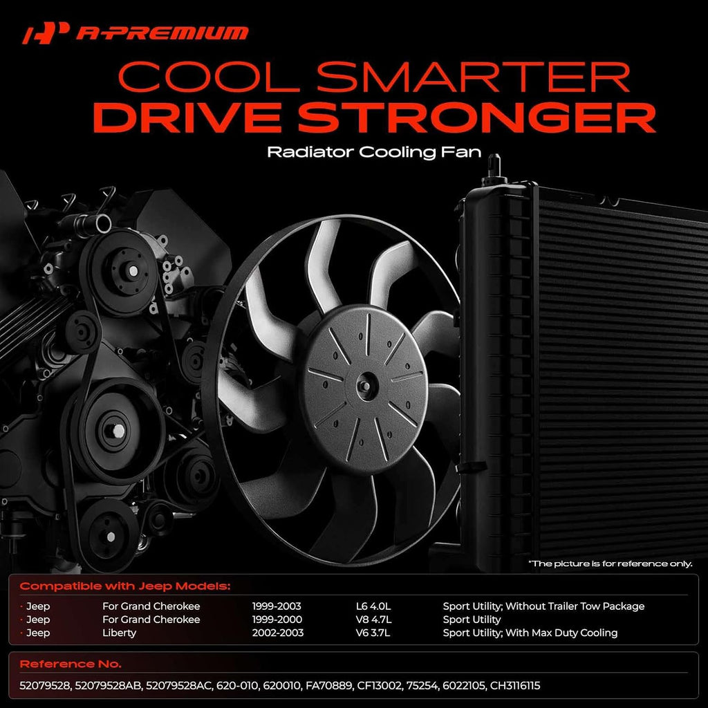 A-Premium Engine Radiator Cooling Fan Assembly