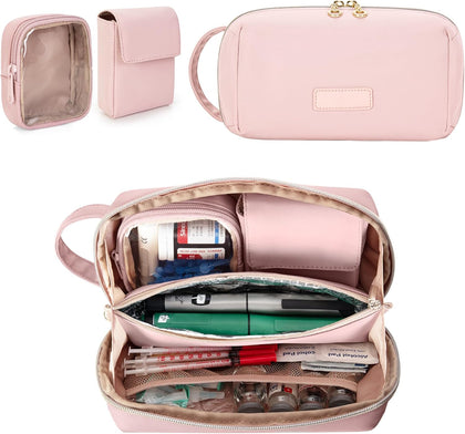 Diabetic Supplies Travel Case, Insulated Diabetes Cooling Storage Bag