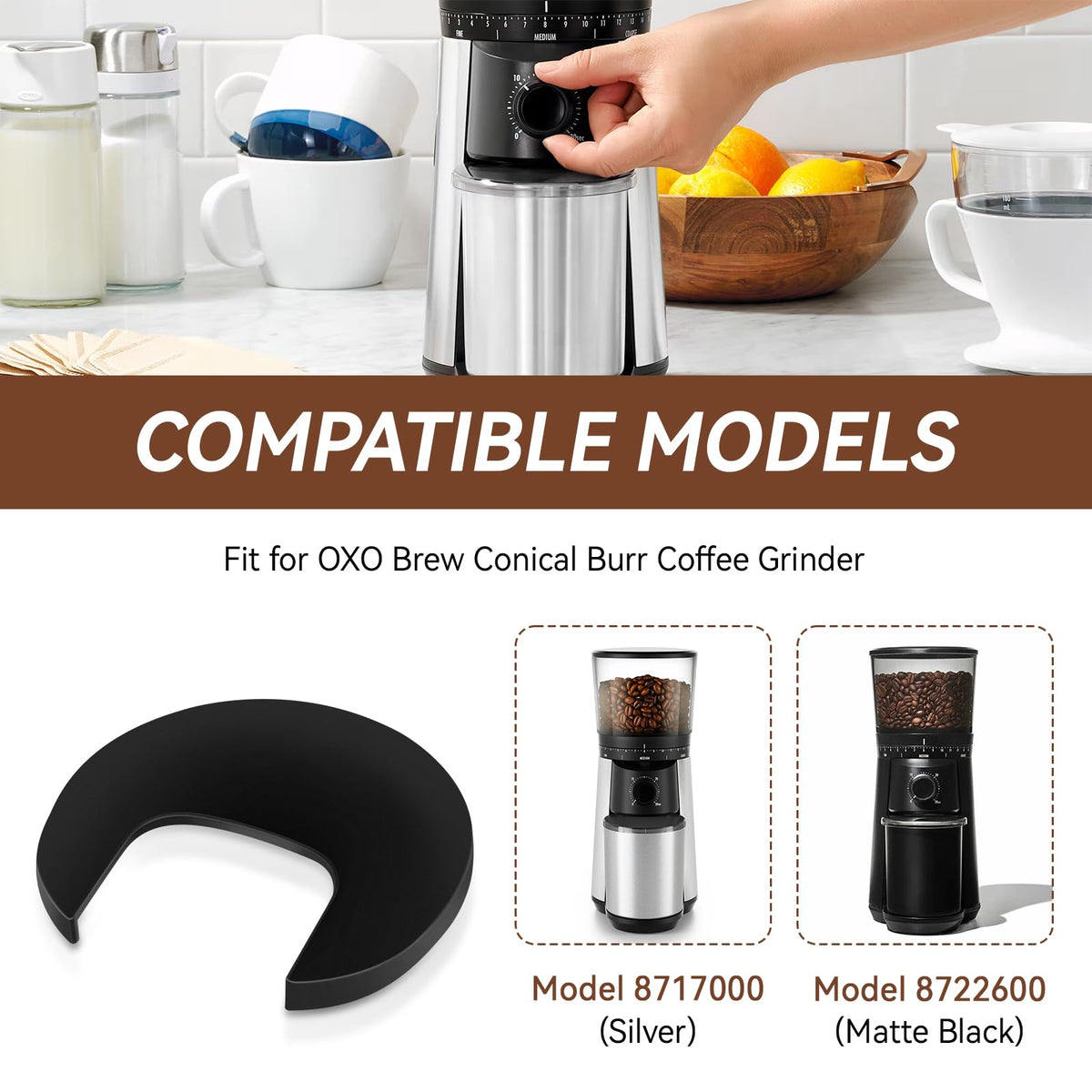Coffee Grinder Replacement Lid for OXO Brew Conical Burr Coffee Grinders