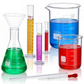9 Pcs Lab Glass Beaker Set Includes Glass Graduated Cylinder 500ml 1000ml Erlenmeyer Flask 500ml Graduated Cylinder
