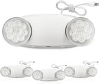 FREELICHT 4 Pack Led Emergency Lights with Round Head, 4FT Plug in Cord