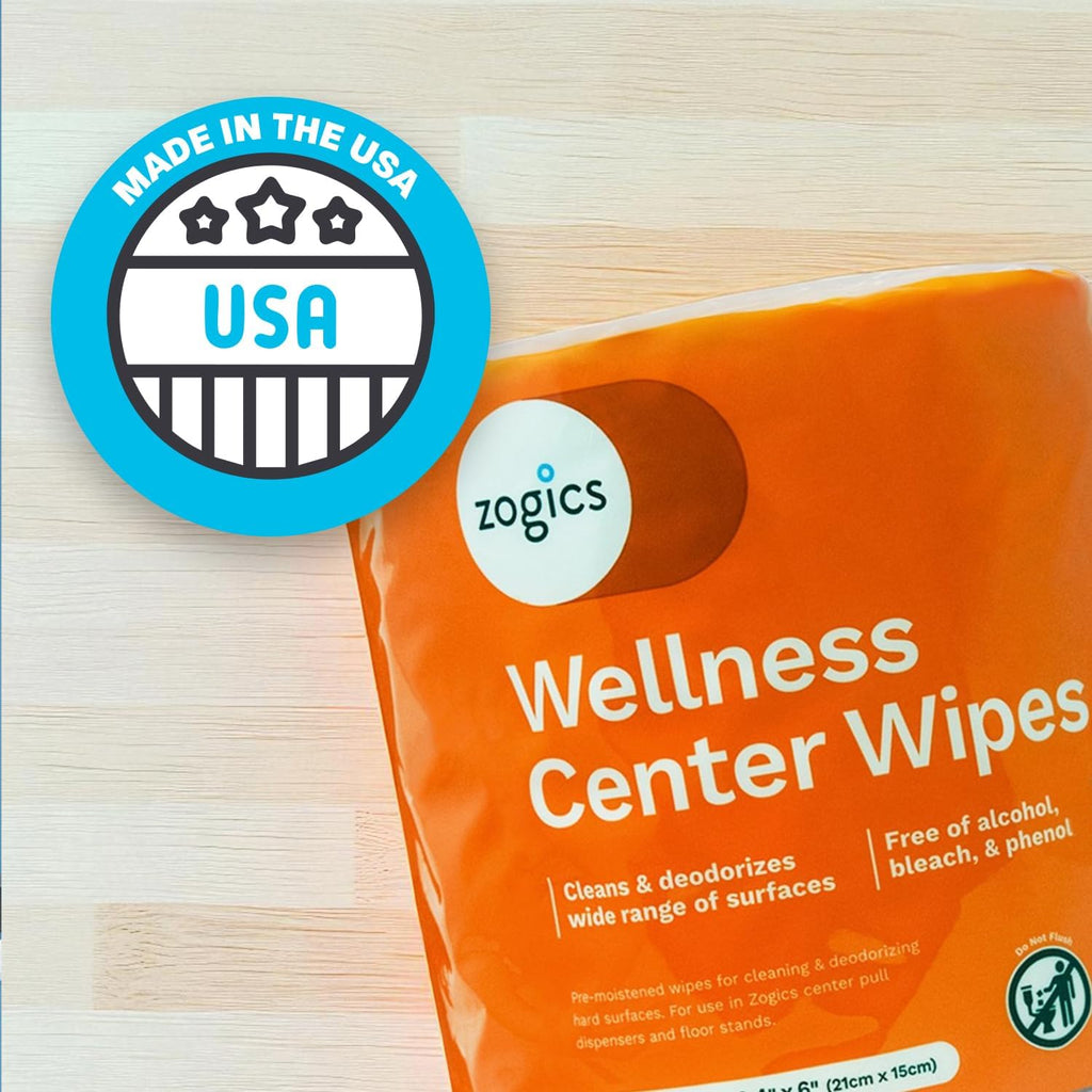 Wellness Center Cleaning Wipes, 2 Rolls, 2,300 Count