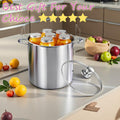 21.5QT Stainless Steel canning pot with rack and lid & canning kit set,water bath canner for canning Beginners,7 pcs
