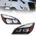 LED Headlights Assembly Fit for Freightliner Cascadia 2018-2024 Pair