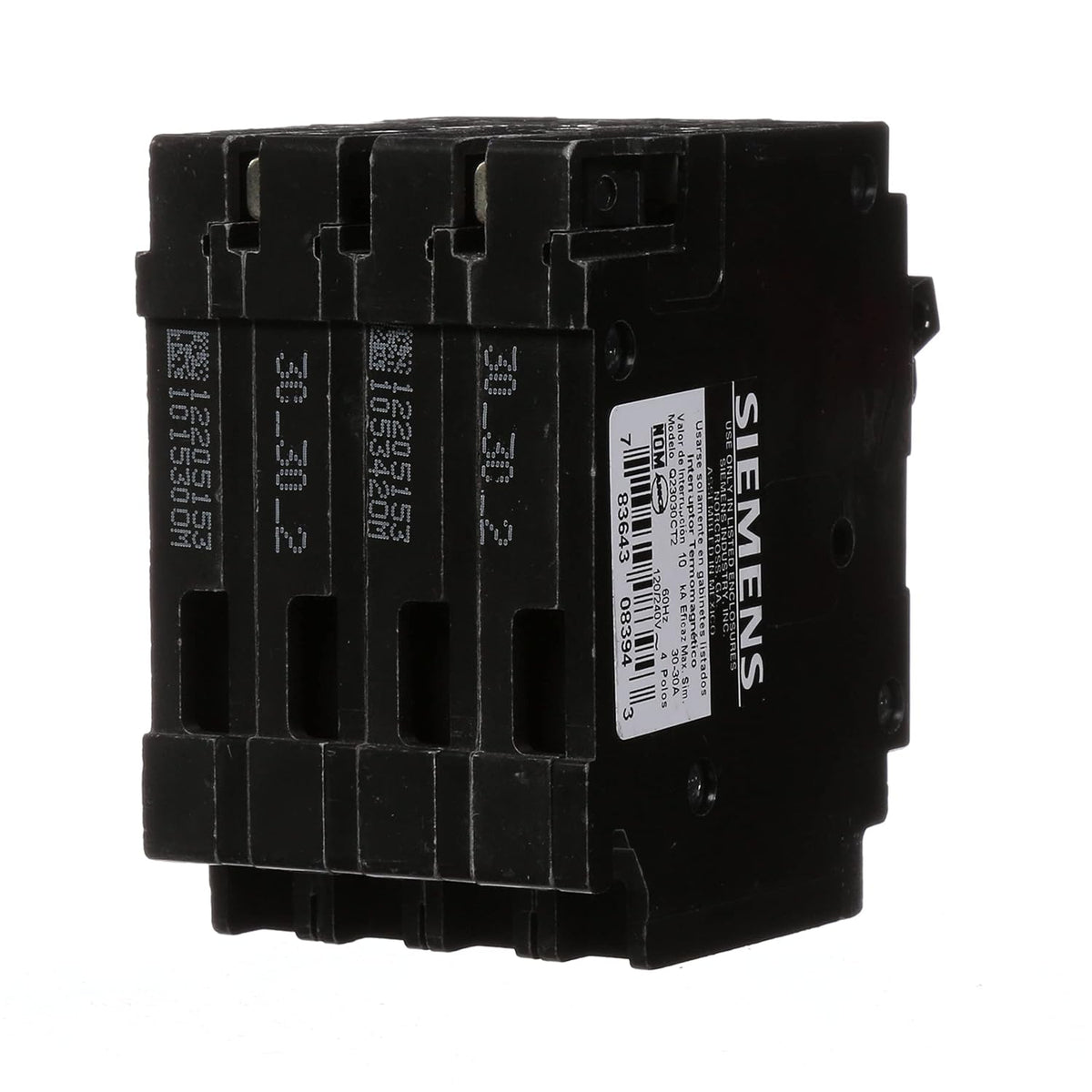 Siemens Q23030CT2 Two 30-Amp Double Pole Circuit Breaker
