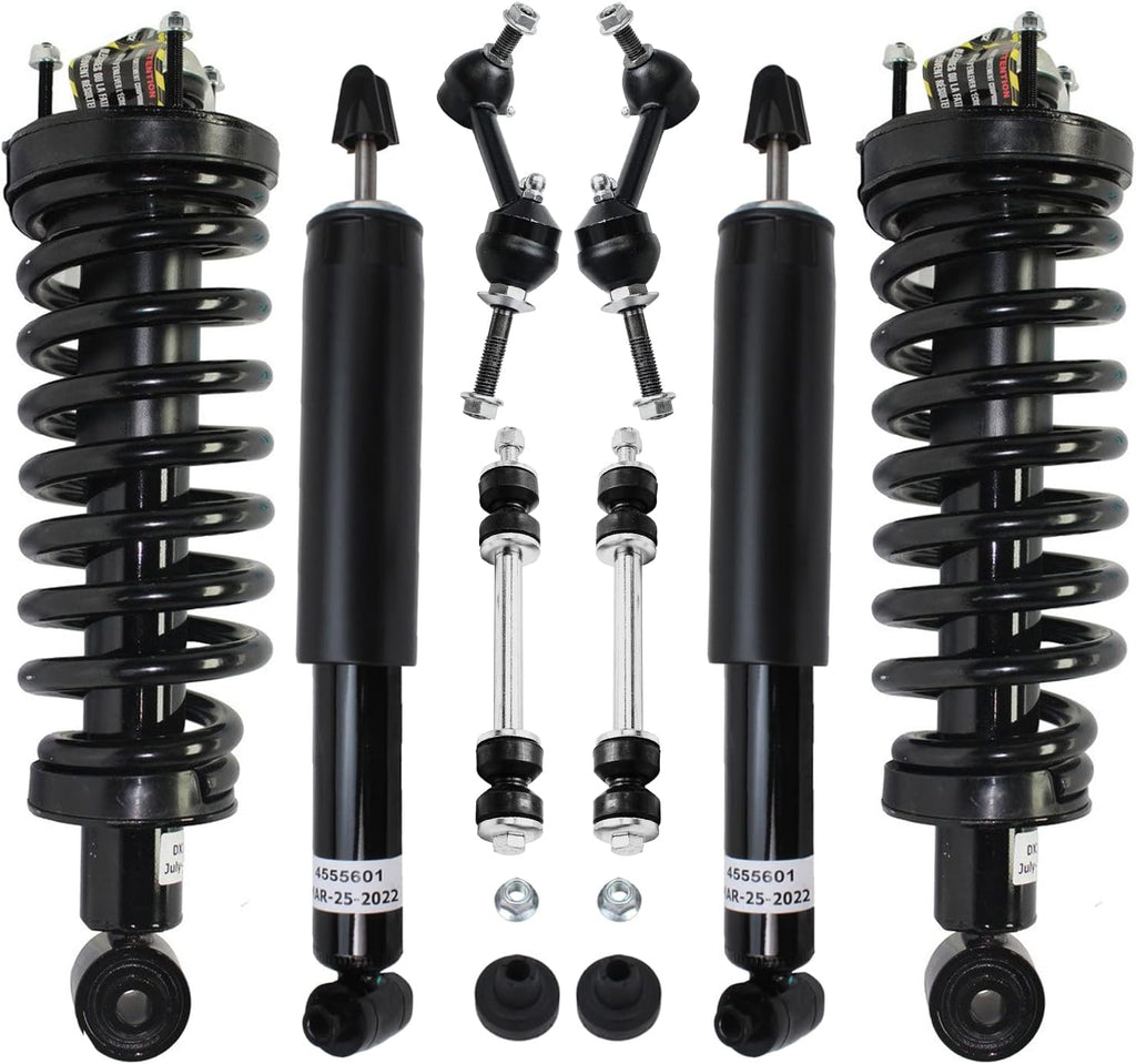 Detroit Axle - 8pc Struts Shocks Kit for 2003-2011 Mercury Grand Marquis