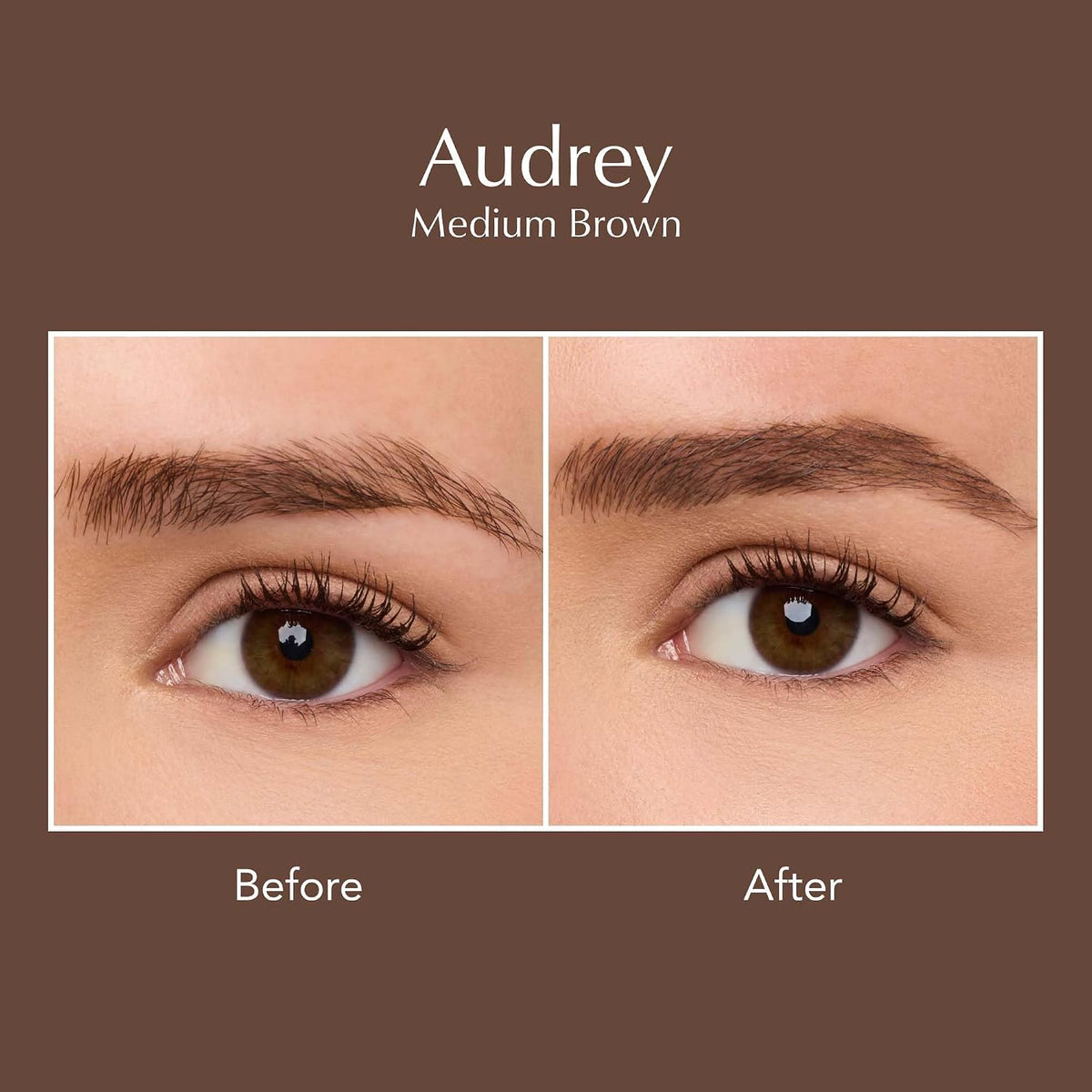 Tinted Eyebrow Gel, Instant Brow Fix, Medium Brown