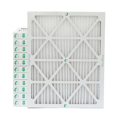 20x24x2 MERV 10 AC Furnace Air Filter. 12 Pack