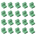 20pcs 3P 5.08mm Angle PCB Screw Terminal Block