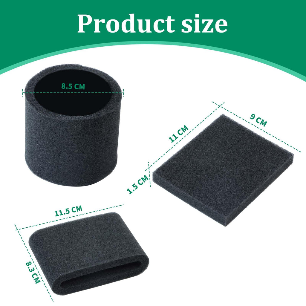 Dkaikai 3-Pack Filter Set, Compatible with Bissell Style 7/8