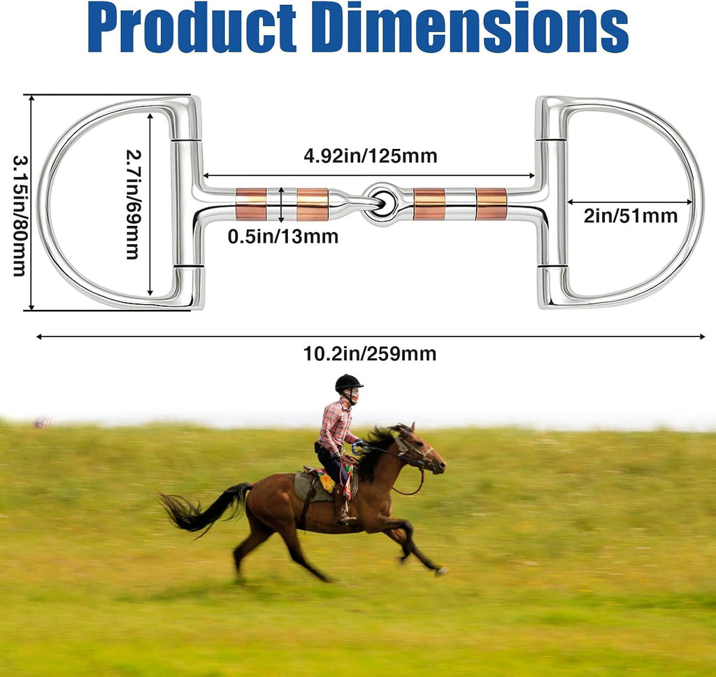 Stainless Steel Ring O & d Snaffle Bit for Horses