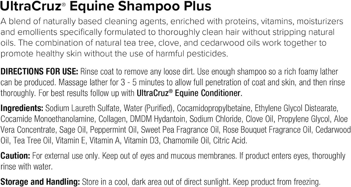 Equine Shampoo Plus for Horses, 1 gal