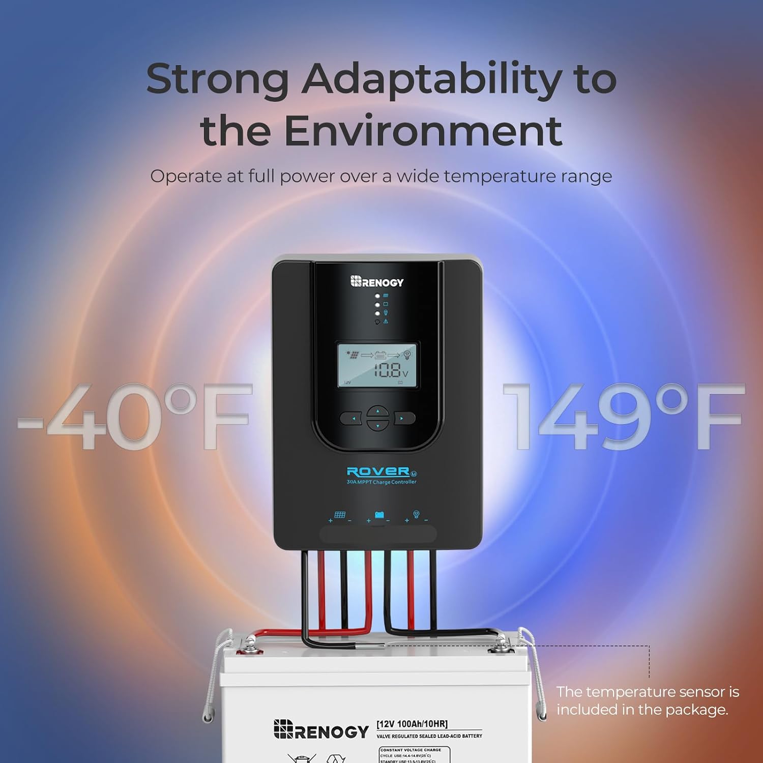 Rover 30A 12V/24V Auto DC Input MPPT Solar Charge Controller Parameter Adjustable LCD Display Solar Panel Regulator