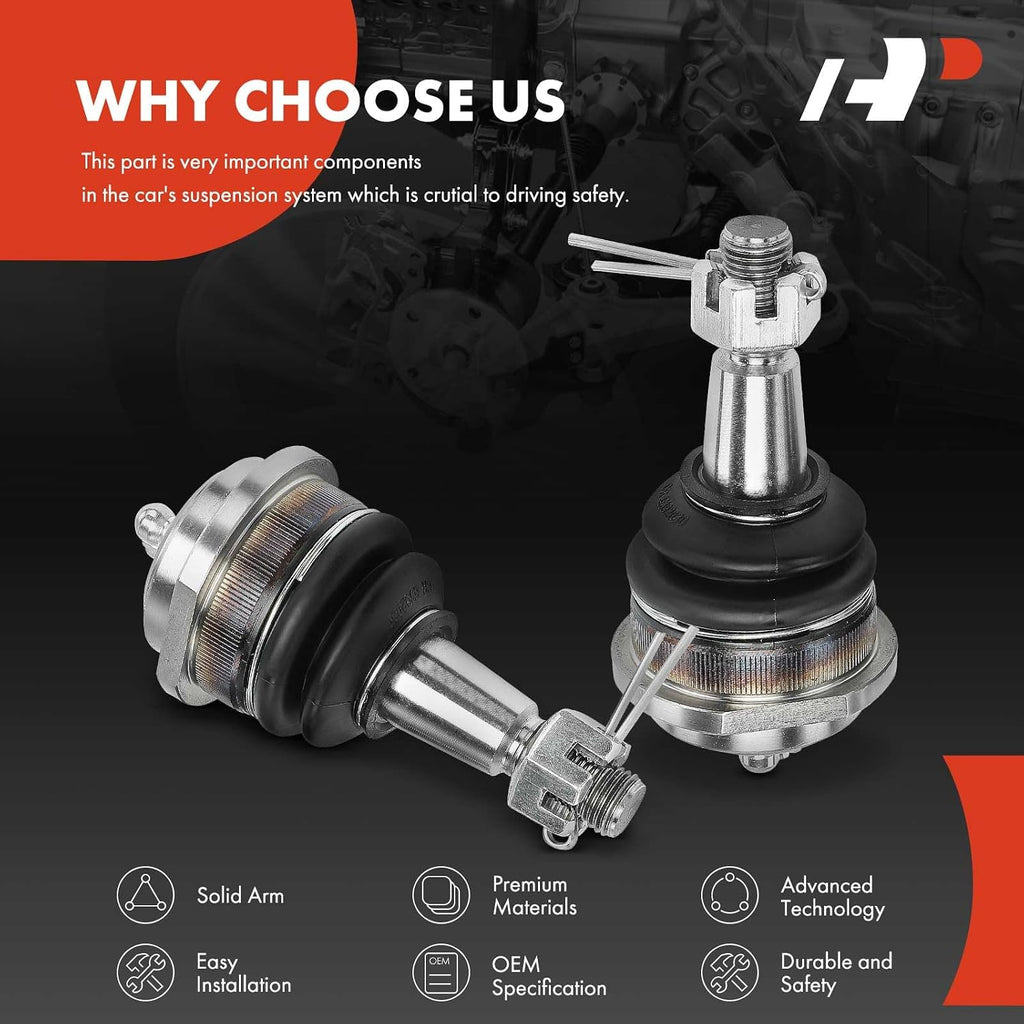 A-Premium Front Upper Ball Joint - Forge Steel, Compatible with Jeep