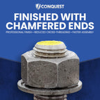 Conquest A307 Unfinished Threaded Rod 3/8"-16 x 36