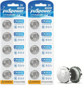 CR2032 Battery for Car Key: 3V Lithium Batteries 10 Pack - CR 2032 Coin Cell for Watch Remote Tracking Device Toys