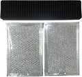 Microwave Grease&Charcoal Filter Set for LG LMV2031SW,LMV2050ST, LMV2073BB,LMV2073ST, LMV2073WW