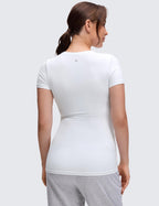 Maternity Crewneck T-Shirt White Medium
