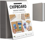 20Pcs Book Board 8.5 x 11", 80PT Chipboard for Book Binding Cover