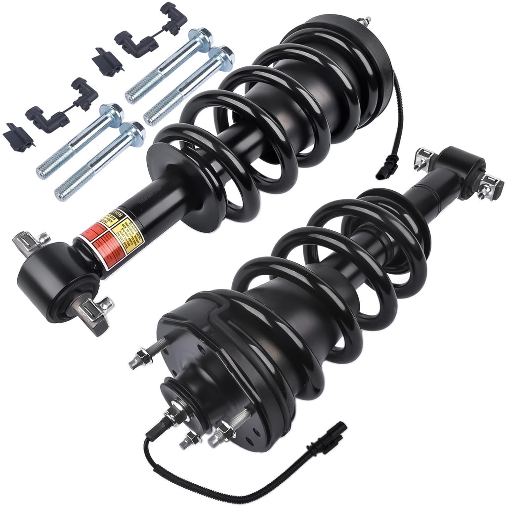 Front Shock Absorber Struts with Electric Replacement for Cadillac Escalade