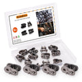 #35 Chain Master Link, 6Pcs 3/8" Pitch Chain Offset Half Link Roller