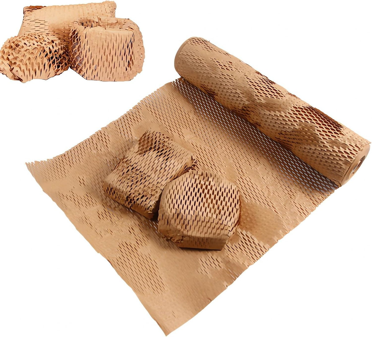 Thickened Honeycomb Packing Paper (80g/m²‌), Protective Wrapping