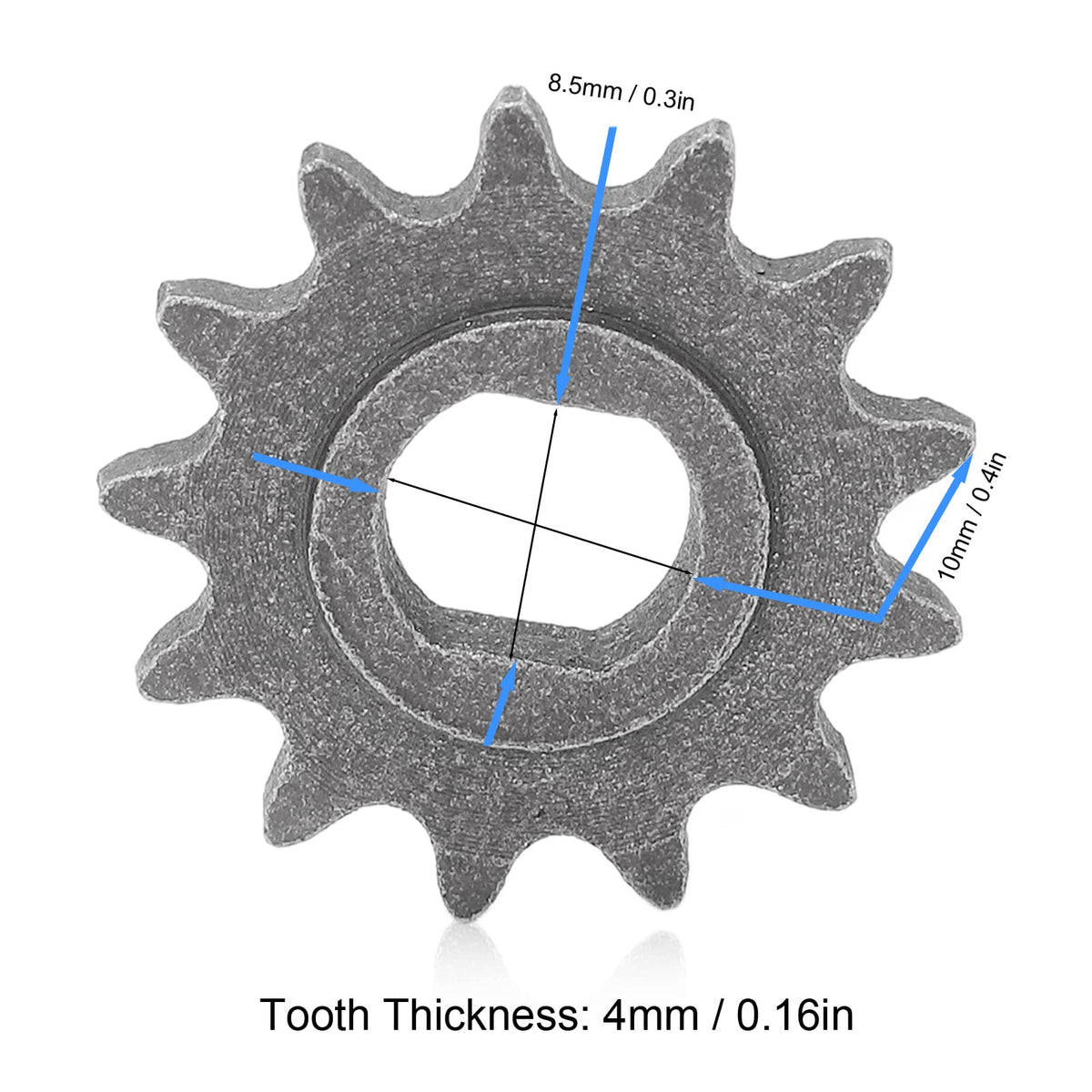 25H T8F Chain Sprocket MY1020 Motor Replacement, 13T