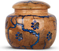 Wood Pet Urns for Dog/Cat Ashes - Small 10 Cu/in Resin Decorative Urn for Ashes for Dog, Urns for Cats - Pet Memorial