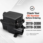 Engine Air Filter Box Housing Compatible with Hyundai Elantra 2011-2016