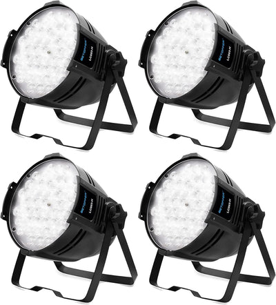 54*2W Warm/Cold White LED DMX COB Stage Spotlights for Concert(4) | 120W,Ra>90,Warm/Cold White,High
