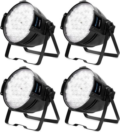54*2W Warm/Cold White LED DMX COB Stage Spotlights for Concert(4) | 120W,Ra>90,Warm/Cold White,High