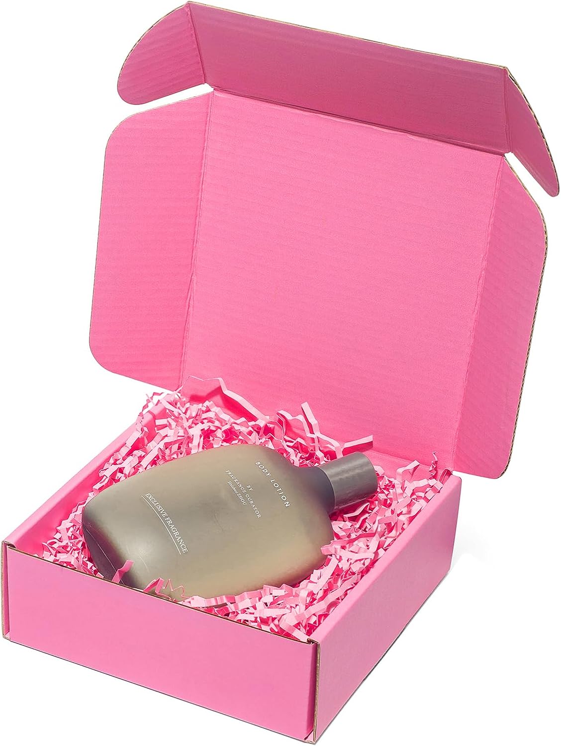 Small Shipping Boxes 6x6x2 Inches 25 Pack Pink Corrugated Cardboard
