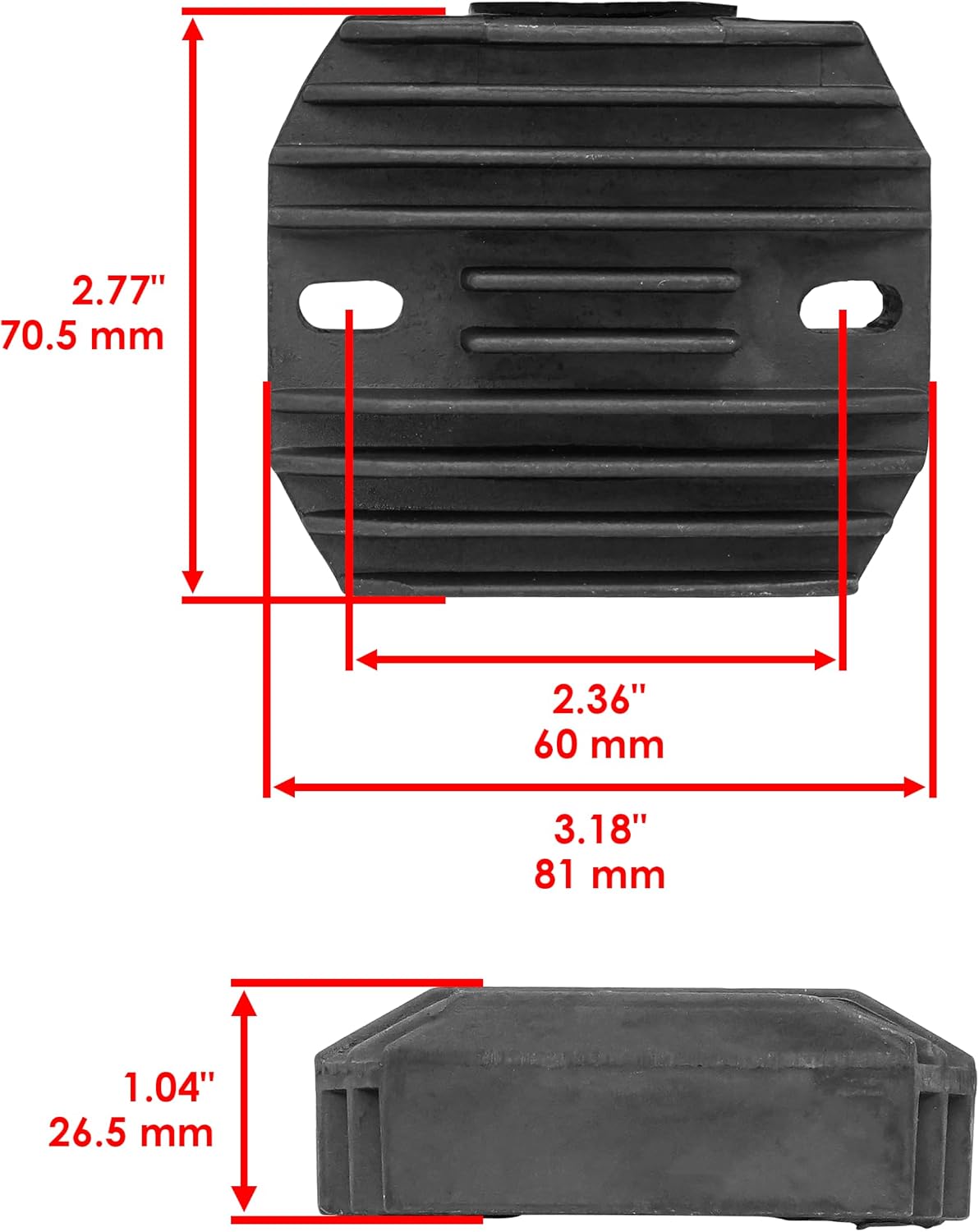 Caltric Stator and Regulator Rectifier Compatible With Kawasaki En500 Vulcan 500 Ltd 1996-2009
