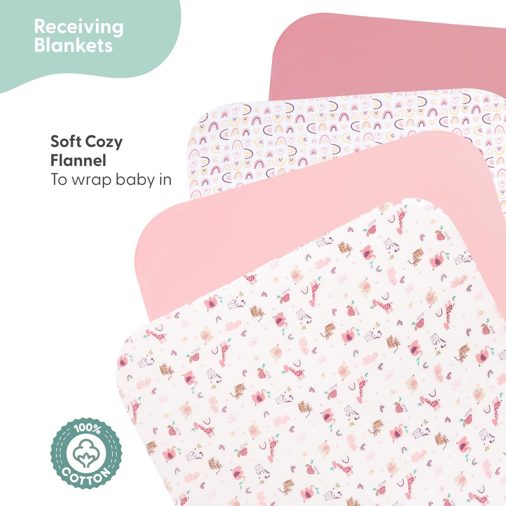 Baby Layette Gift Set for Girls - 23 Piece New Born Girl Gift Set, Baby Clothes & Newborn Essentials Must Haves