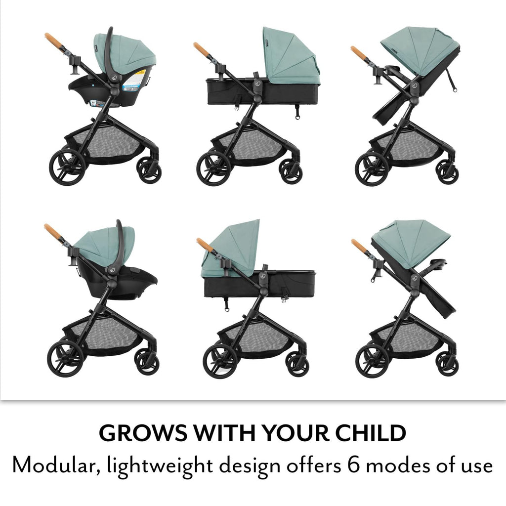 Pivot NXT Travel System w/ Revolve180 LiteMax NXT Infant Car Seat | 6 Modes of Use, Rotating Rear-Facing Lightweight