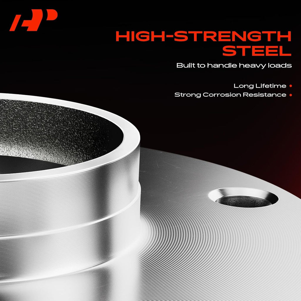 A-Premium 2 x Front Wheel Bearing and Hub Assembly with 5-Lug