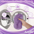 6 Pack Reusable Microfiber Mop Pads for Swiffer Sweeper Mop