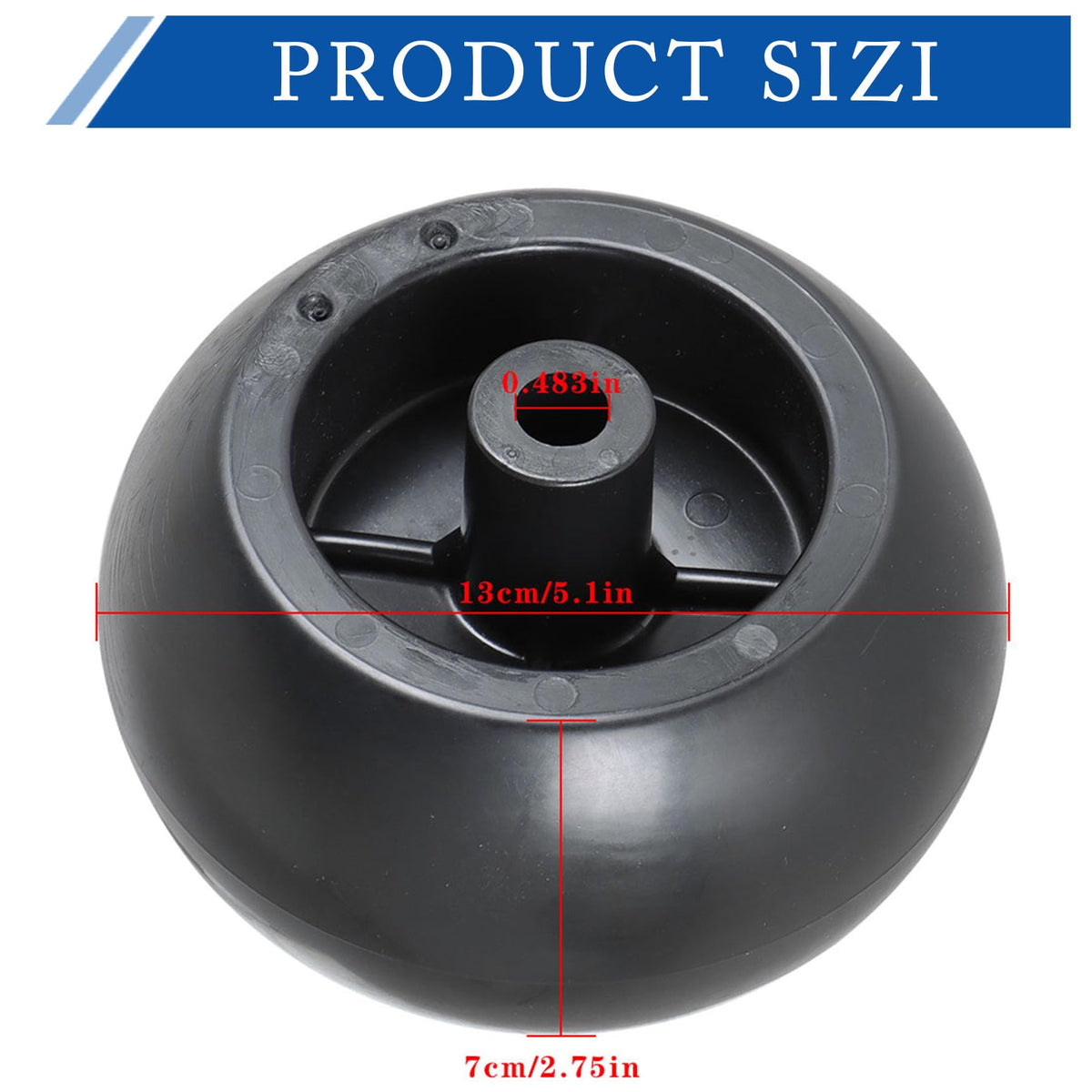 WFLNHB Deck Wheels Replacement for 31997 Replacement for 788166